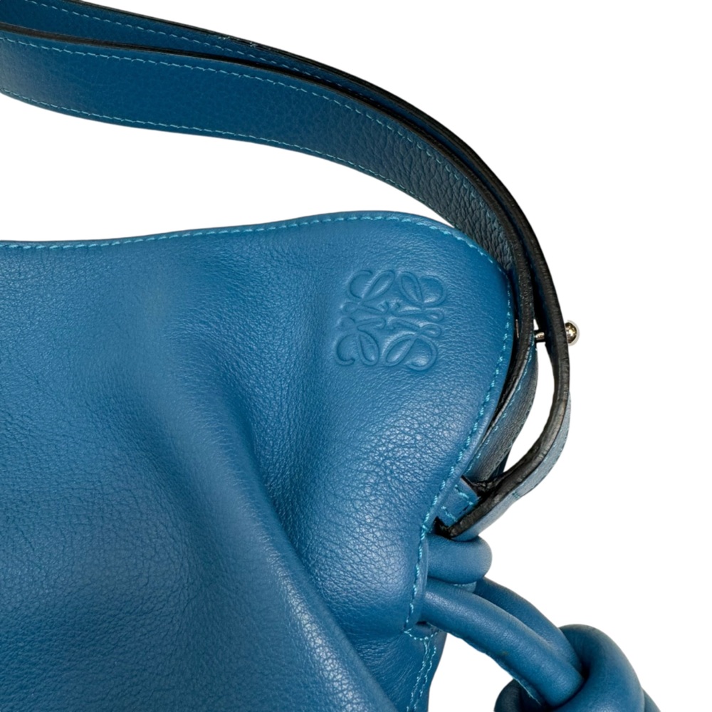 SOLD!! Loewe Blue Medium Flamenco Shoulder/Crossbody Bag - Picture 14 of 16
